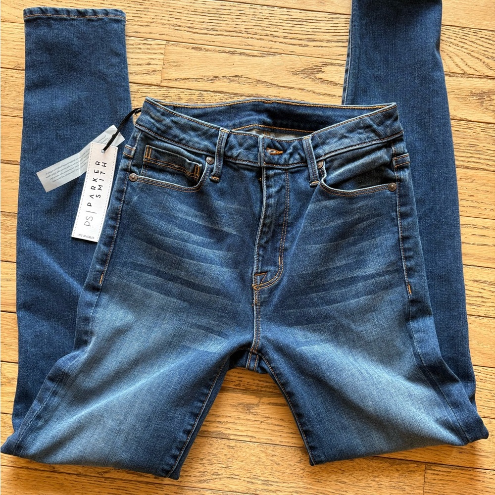 NWT Parker Smith Women's Classic Blue Bombshell Skinny Jeans